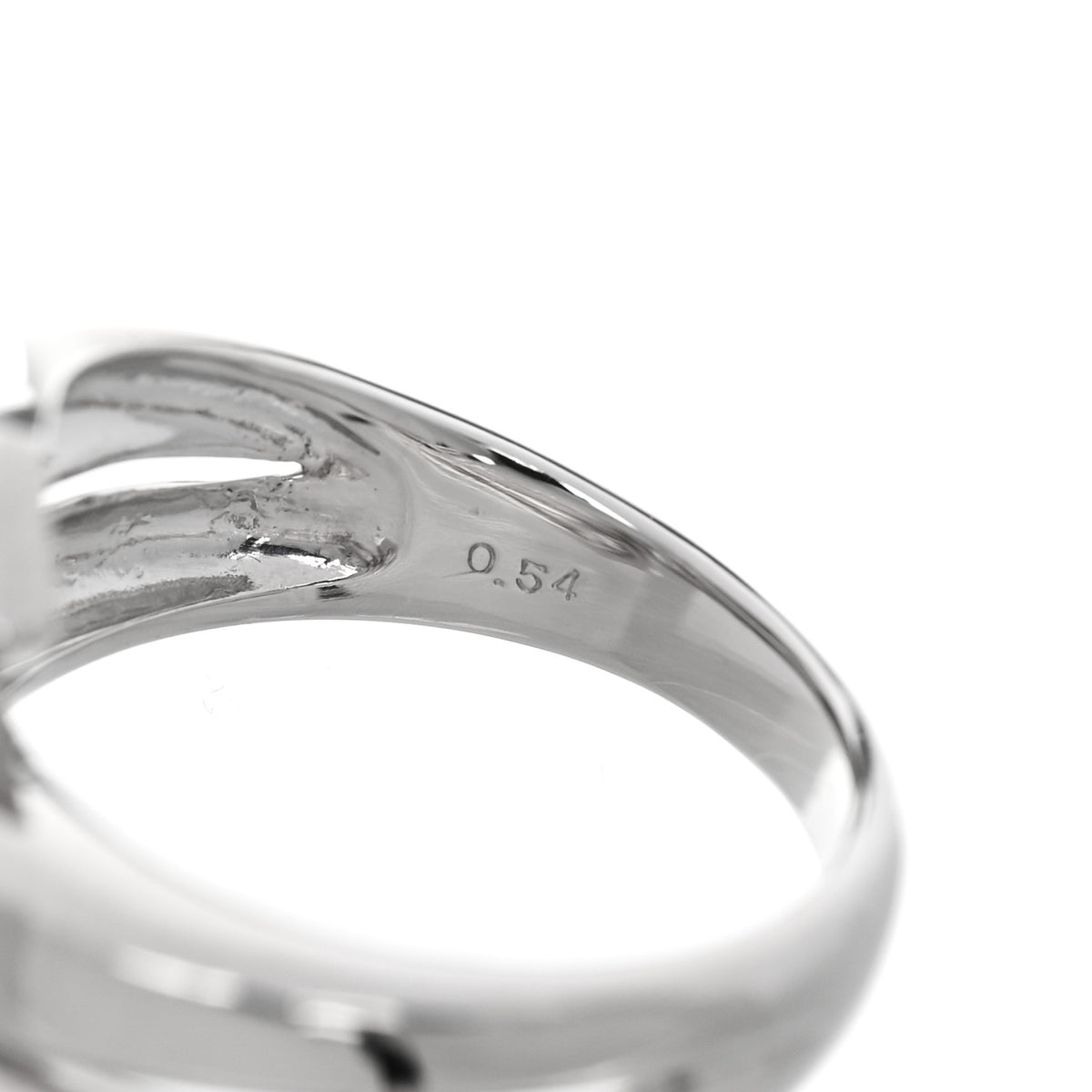 Parker & West by FASHIONPHILE Platinum Diamond .54ctw Wrap Ring 53 6.5 5 of 5