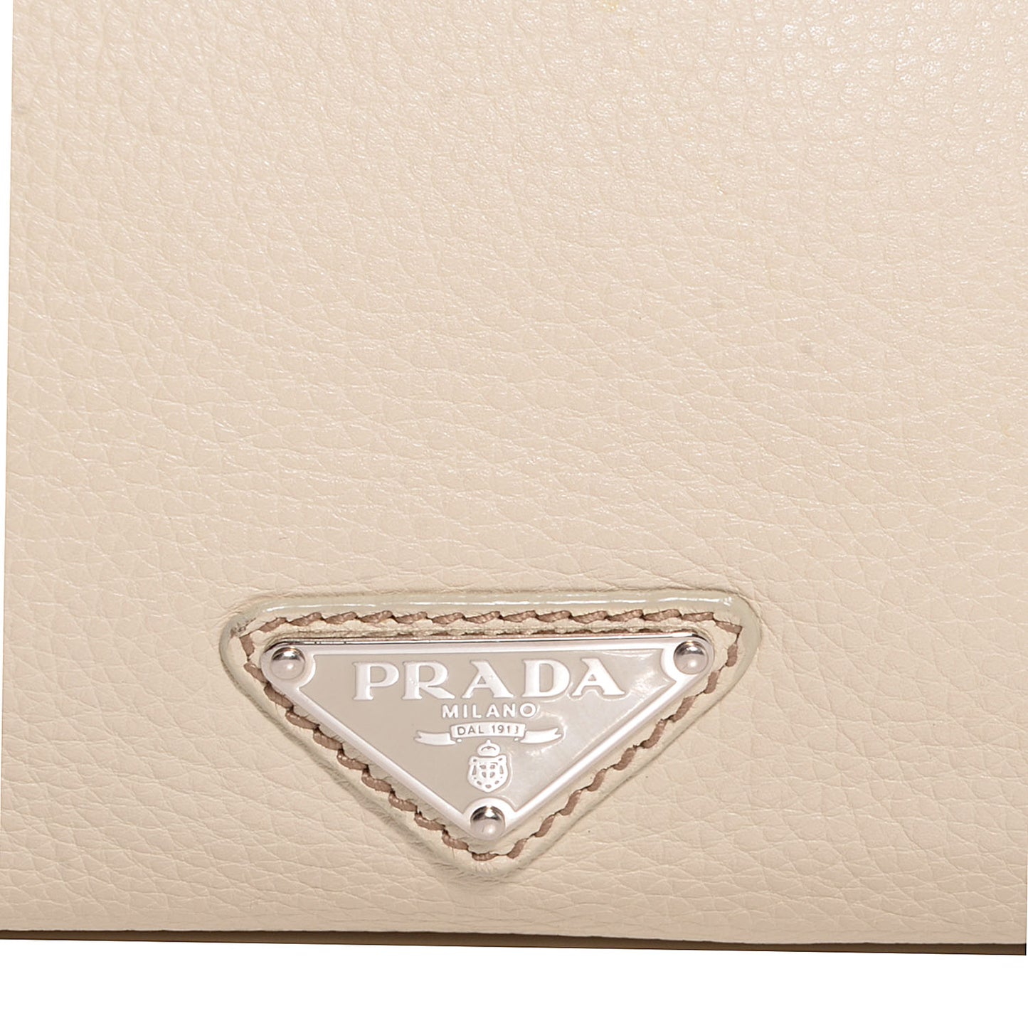 Vitello Daino Pushlock Flap Shoulder Bag Cera