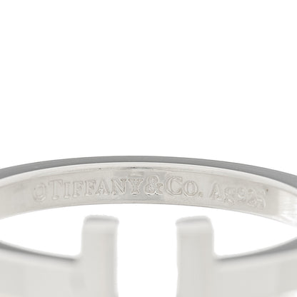 Tiffany Sterling Silver T Square Ring 63 10.25 4 of 4