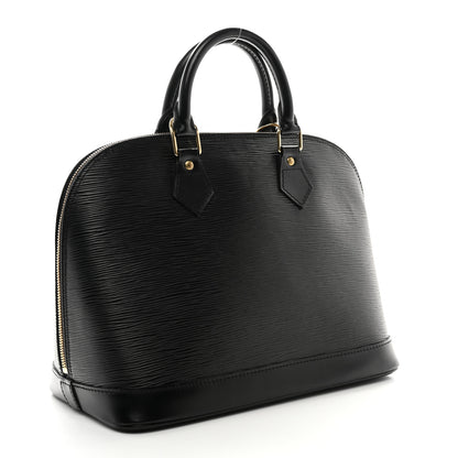 Louis Vuitton Epi Alma PM Black 3 of 11