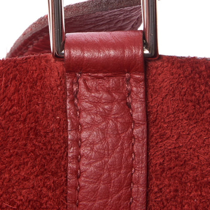 Hermes Taurillon Clemence Picotin Lock 18 PM Rouge Garance 7 of 7