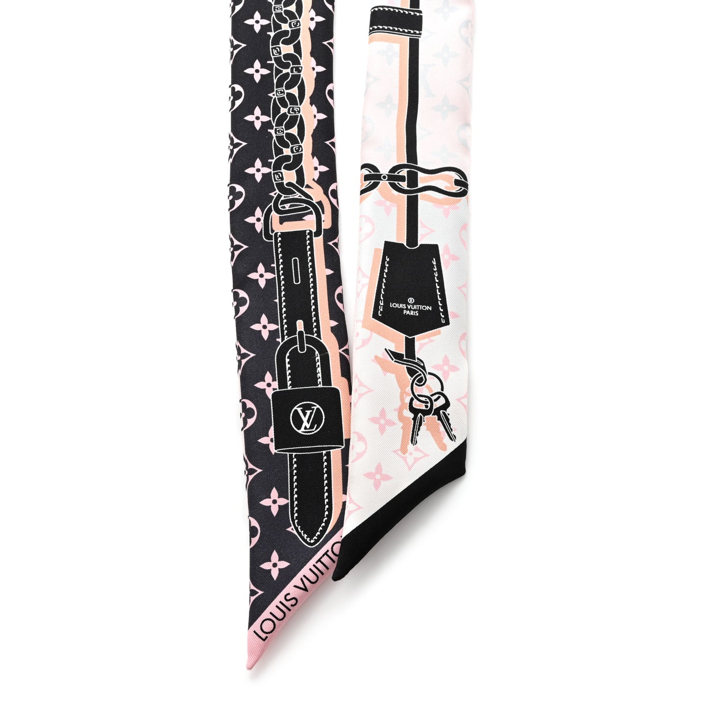 Silk Monogram Rising Confidential BB Bandeau Black Rose