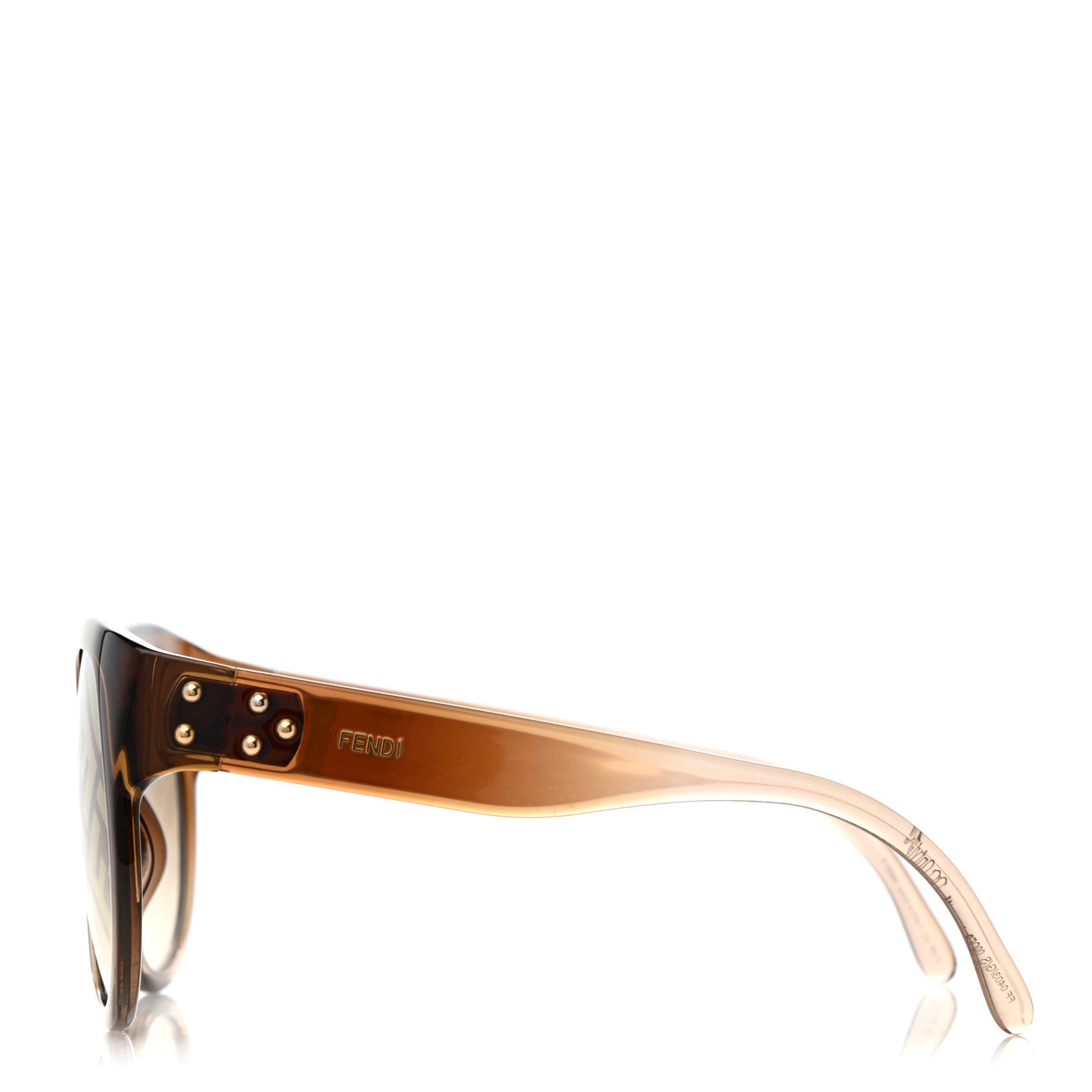 Fendi Acetate FF Sunglasses FF Brown 3 of 8
