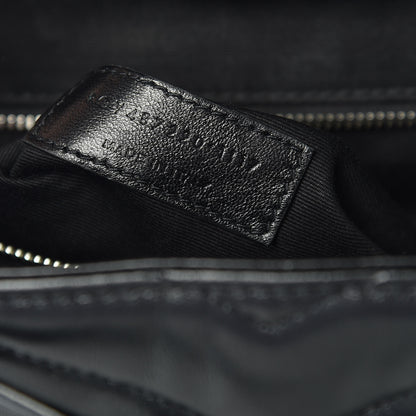 Saint Laurent Calfskin Y Quilted Monogram Small Loulou Backpack Black 9 of 12