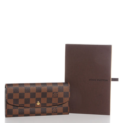 Louis Vuitton Damier Ebene Emilie Wallet 8 of 8
