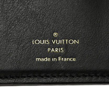 Louis Vuitton Taurillon Perforated Capucines Compact Wallet Black 6 of 6