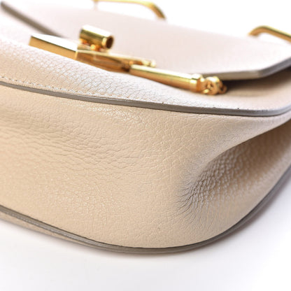 Chloe Grained Lambskin Mini Drew Shoulder Bag Abstract White 6 of 11