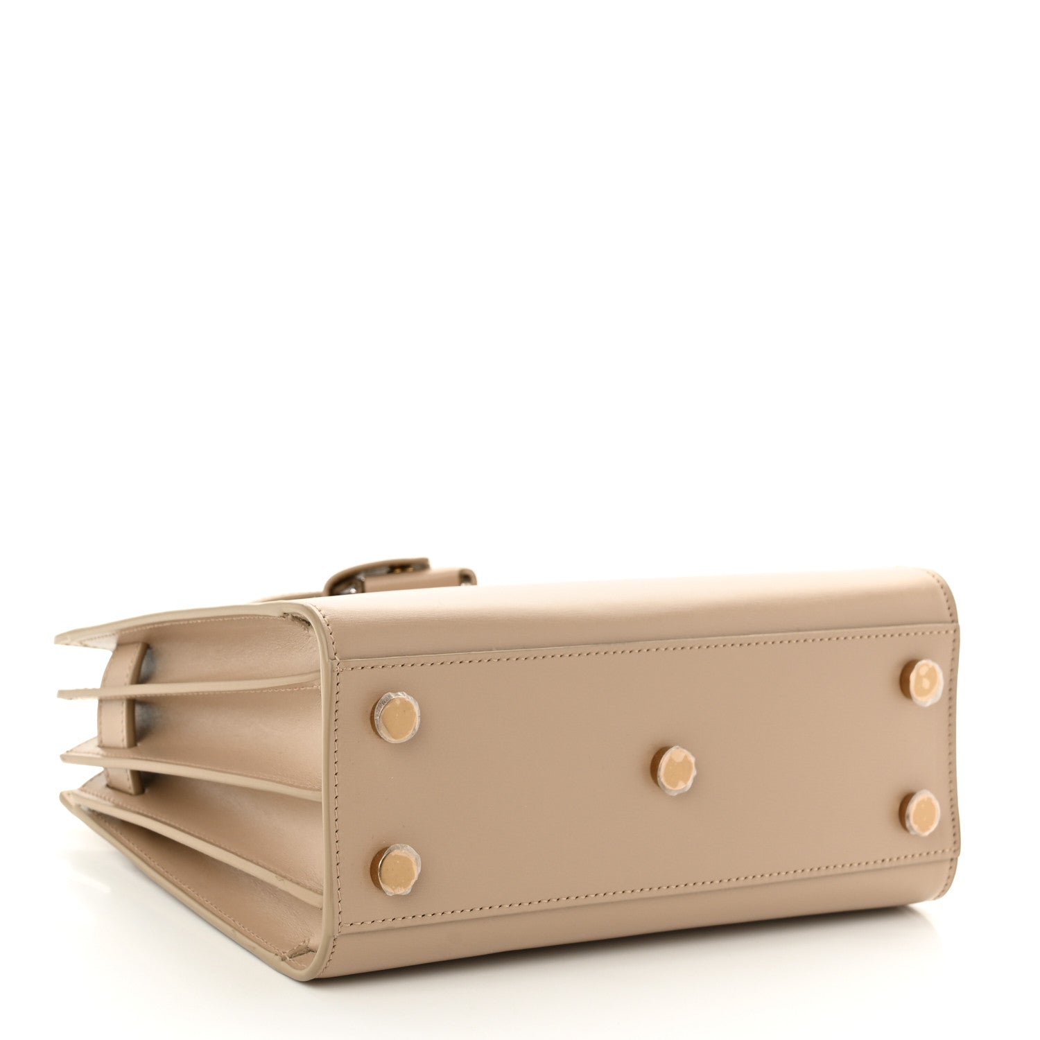 Saint Laurent Smooth Calfskin Nano Sac de Jour Dark Beige 4 of 10