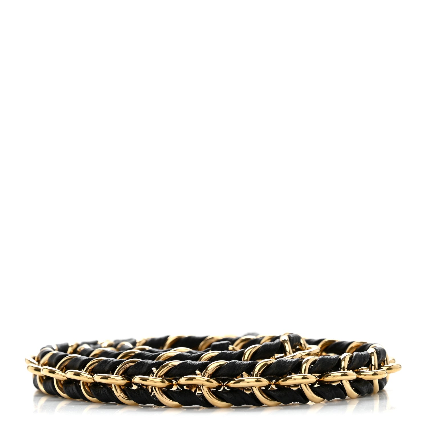 Louis Vuitton Calfskin Vanity Chain Pouch Shoulder Strap Black Gold 2 of 3