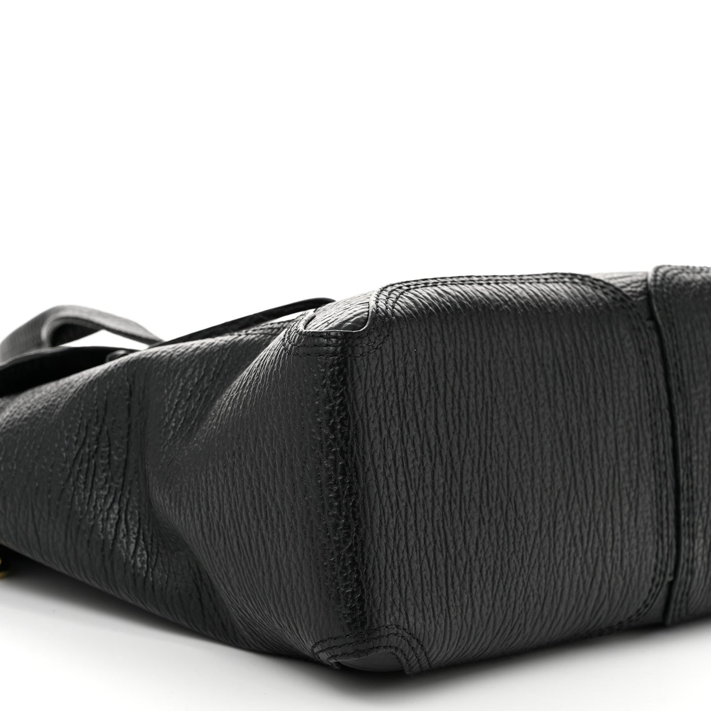 Textured Calfskin Medium Pashli Satchel Black