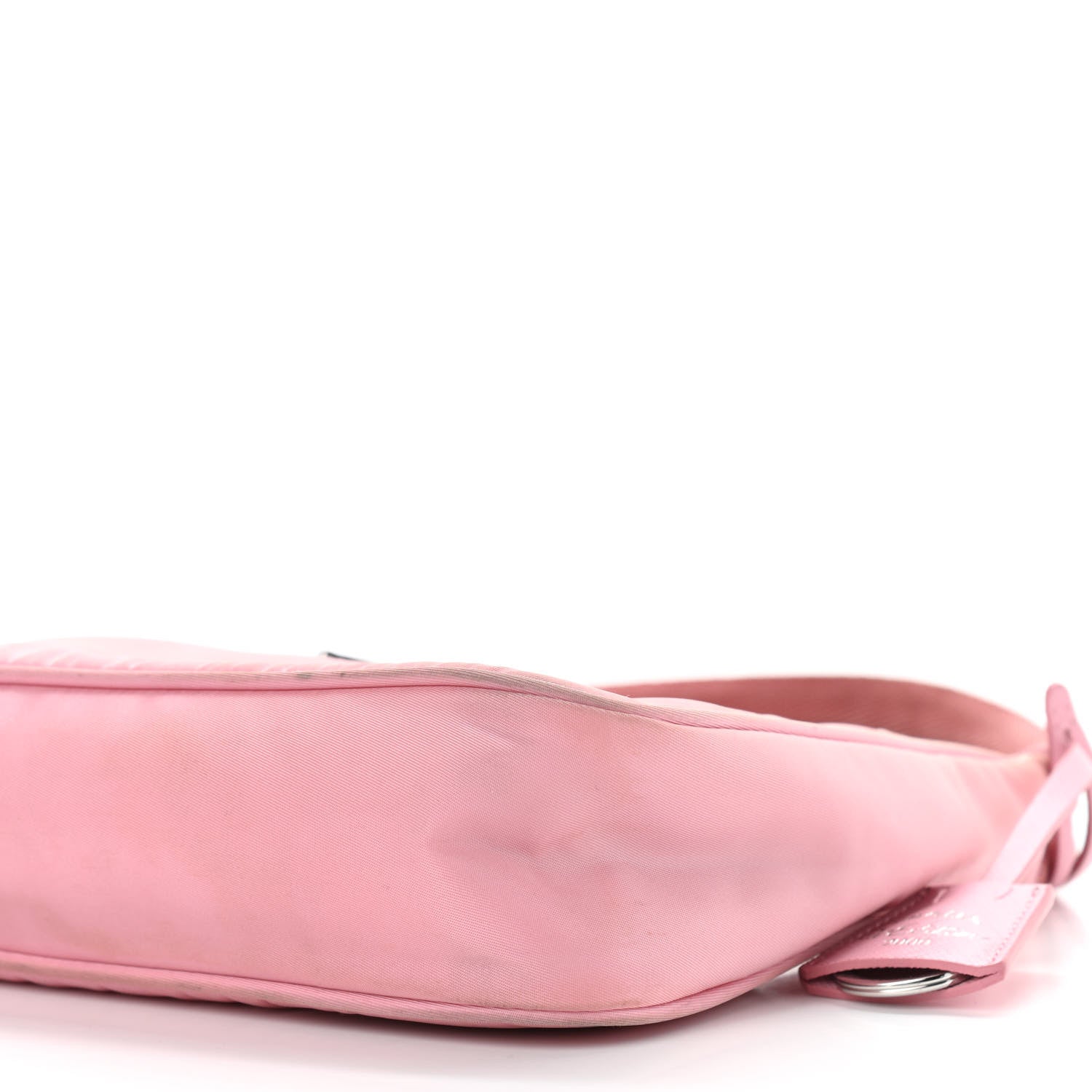 Prada Tessuto Nylon Saffiano Mini Re-Edition 2000 Bag Rosa 9 of 9