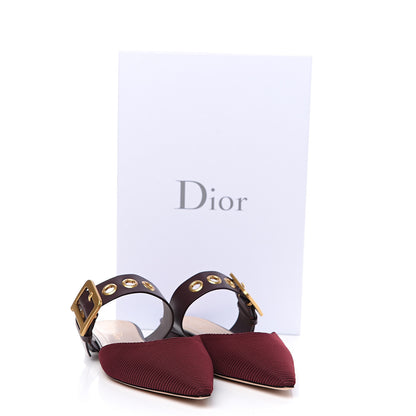 Christian Dior Technical Fabric D-Dior Mule 39.5 Rouge 9 of 9