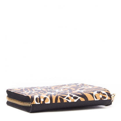 Louis Vuitton Monogram Giant Jungle Zippy Coin Purse Black 3 of 9