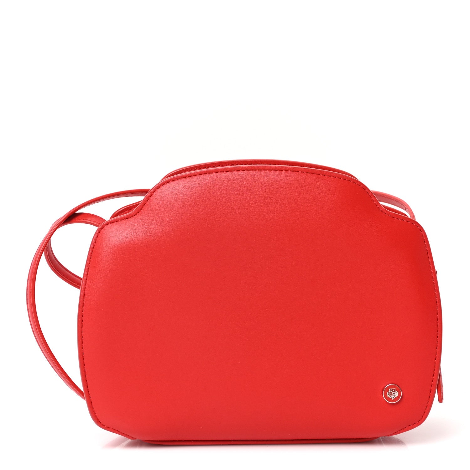 Loro Piana Smooth Calfskin Sesia Crossbody Fire Red 1 of 10