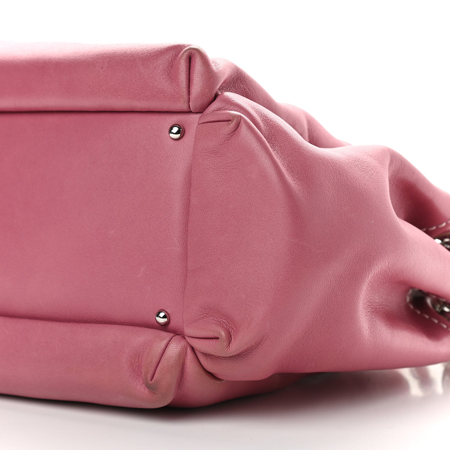 Chanel Lambskin Lax Accordion Hobo Pink 9 of 9
