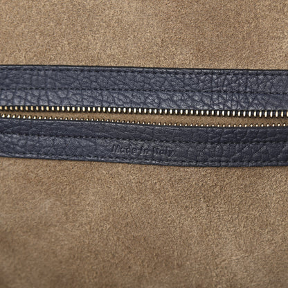 Celine Bullhide Calfskin Medium Phantom Luggage Navy Blue 7 of 8