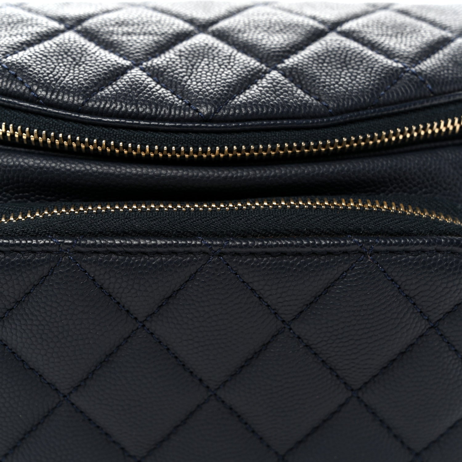 Chanel Caviar Quilted Business Affinity Waist Belt Bag Navy 8 of 10