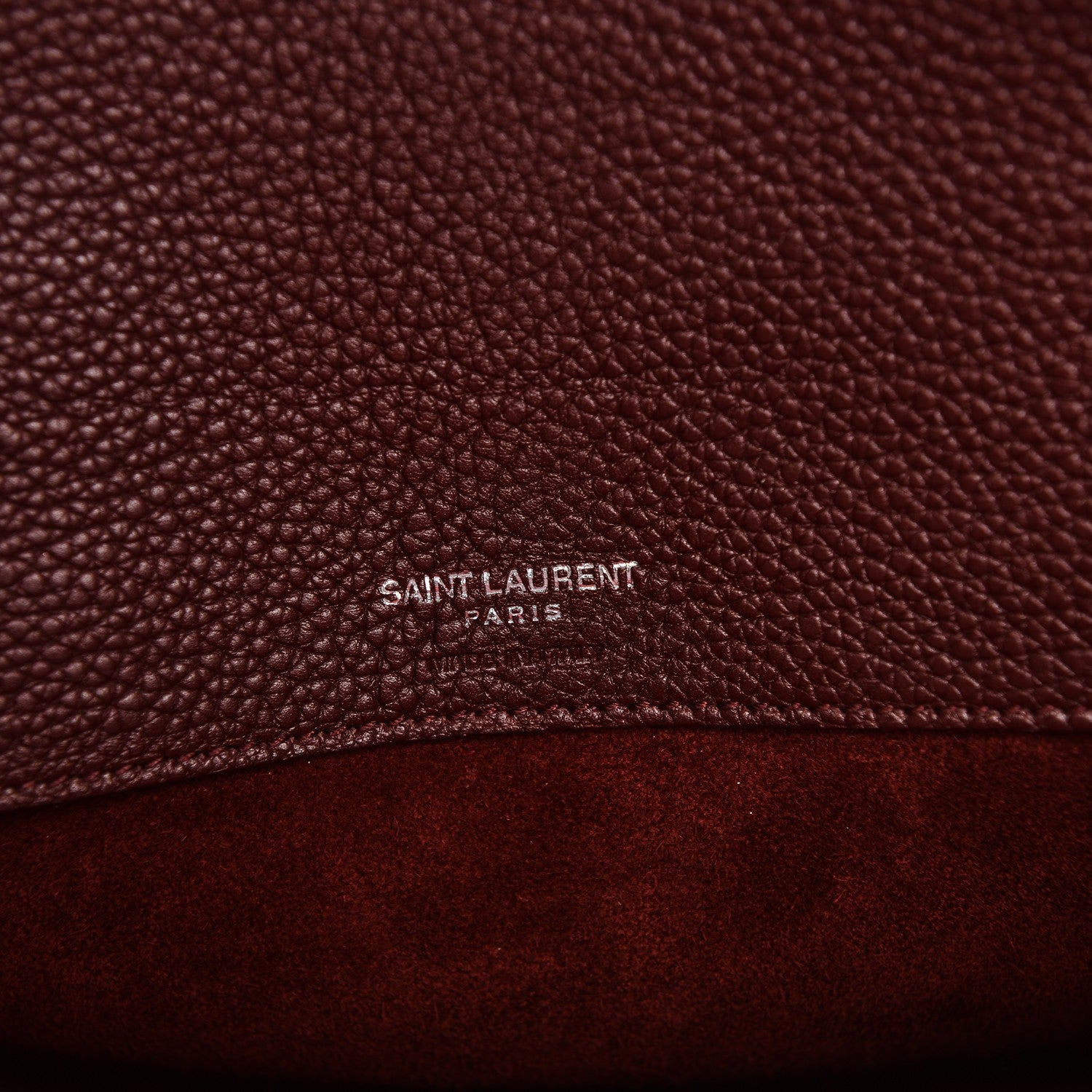 Saint Laurent Grained Calfskin Small Supple Sac De Jour Dark Pallisandre 6 of 9