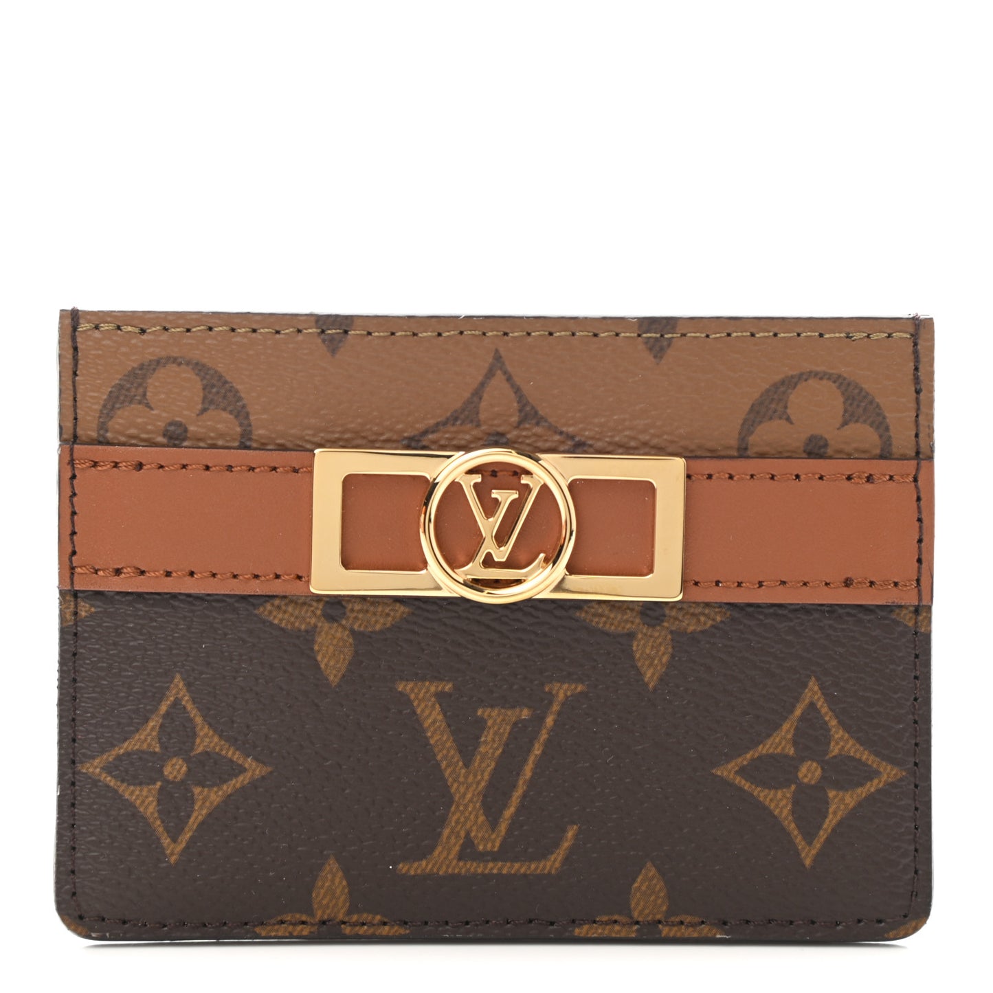 Reverse Monogram Dauphine Card Holder