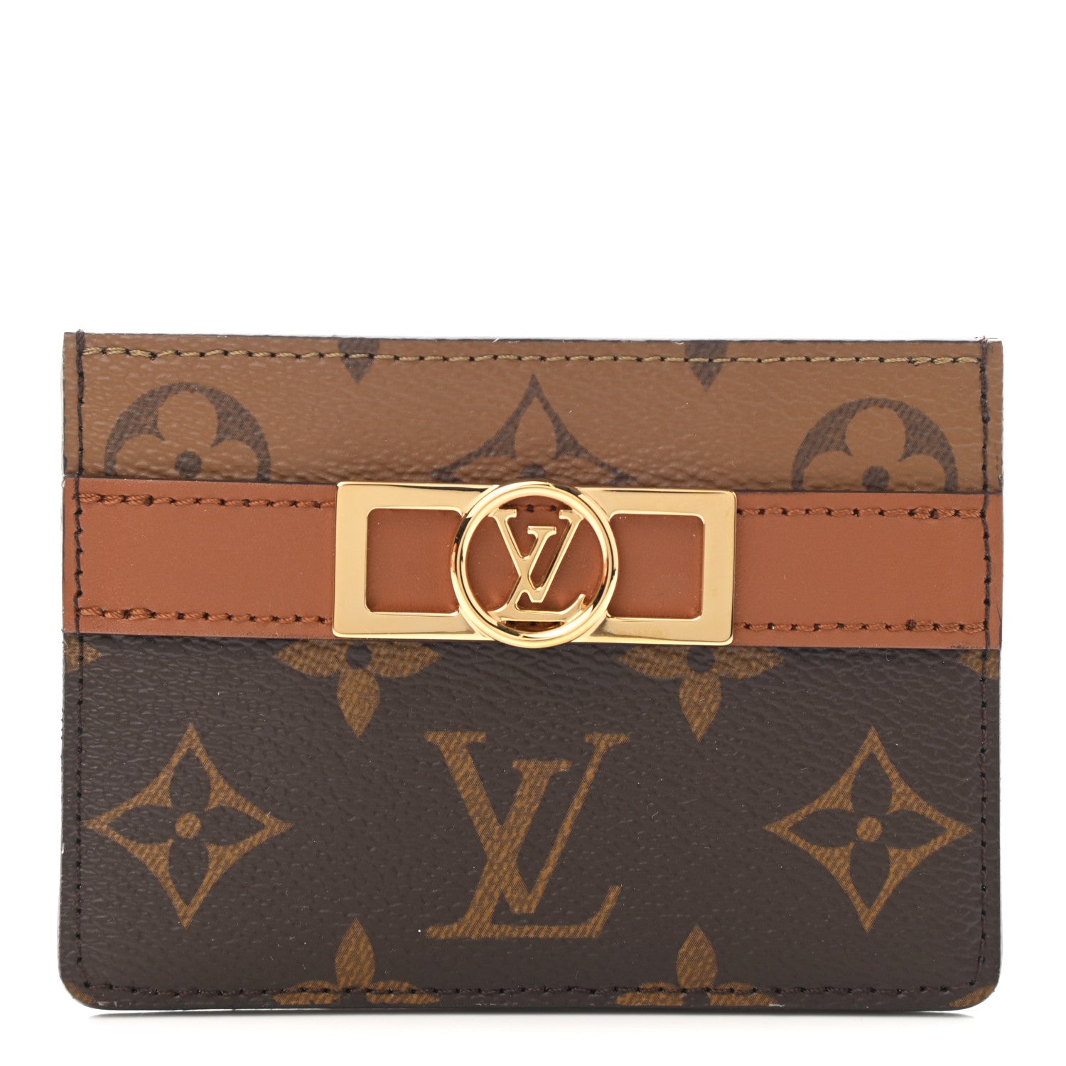 Louis Vuitton Reverse Monogram Dauphine Card Holder 1 of 7
