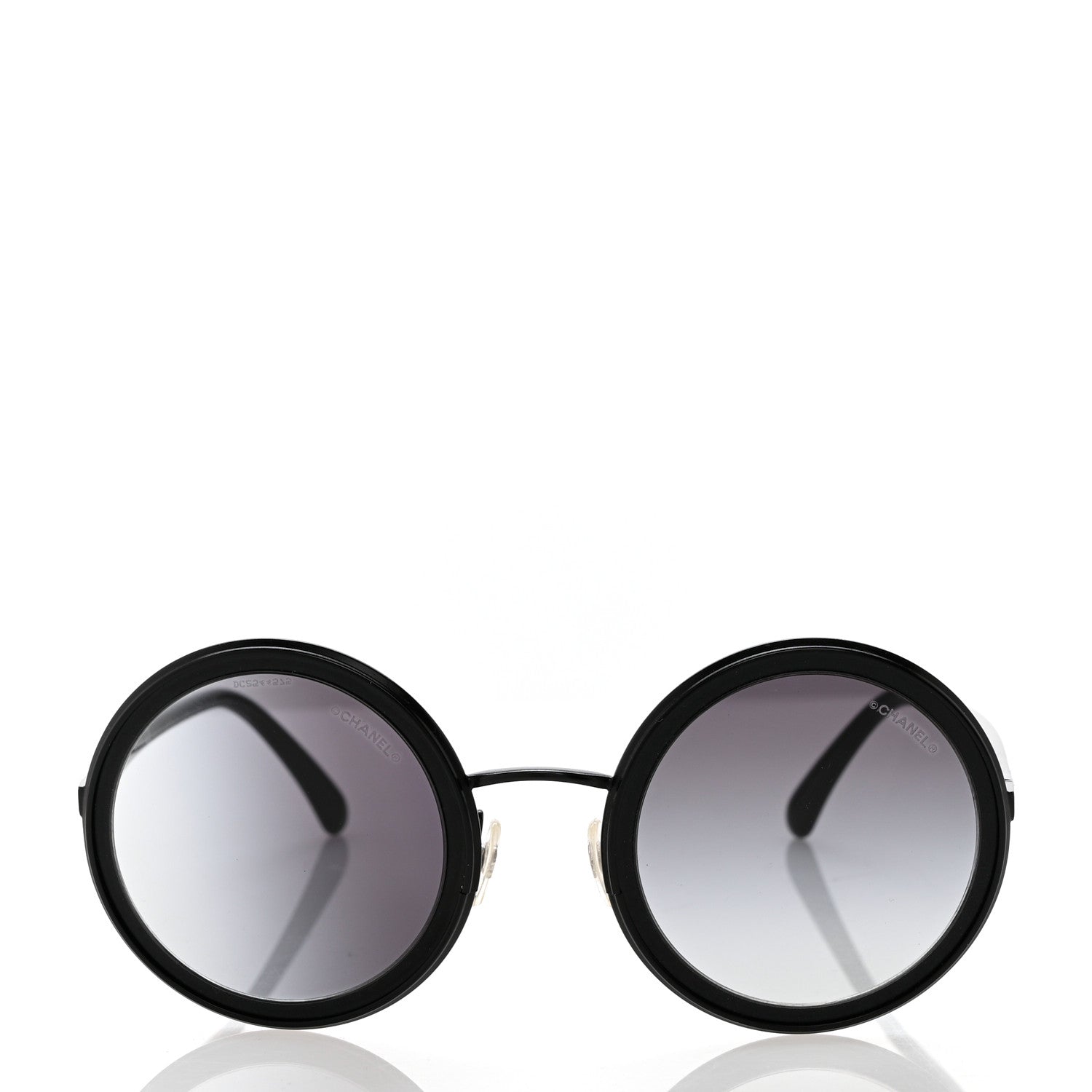 Chanel Round Sunglasses 4226 Black 2 of 8