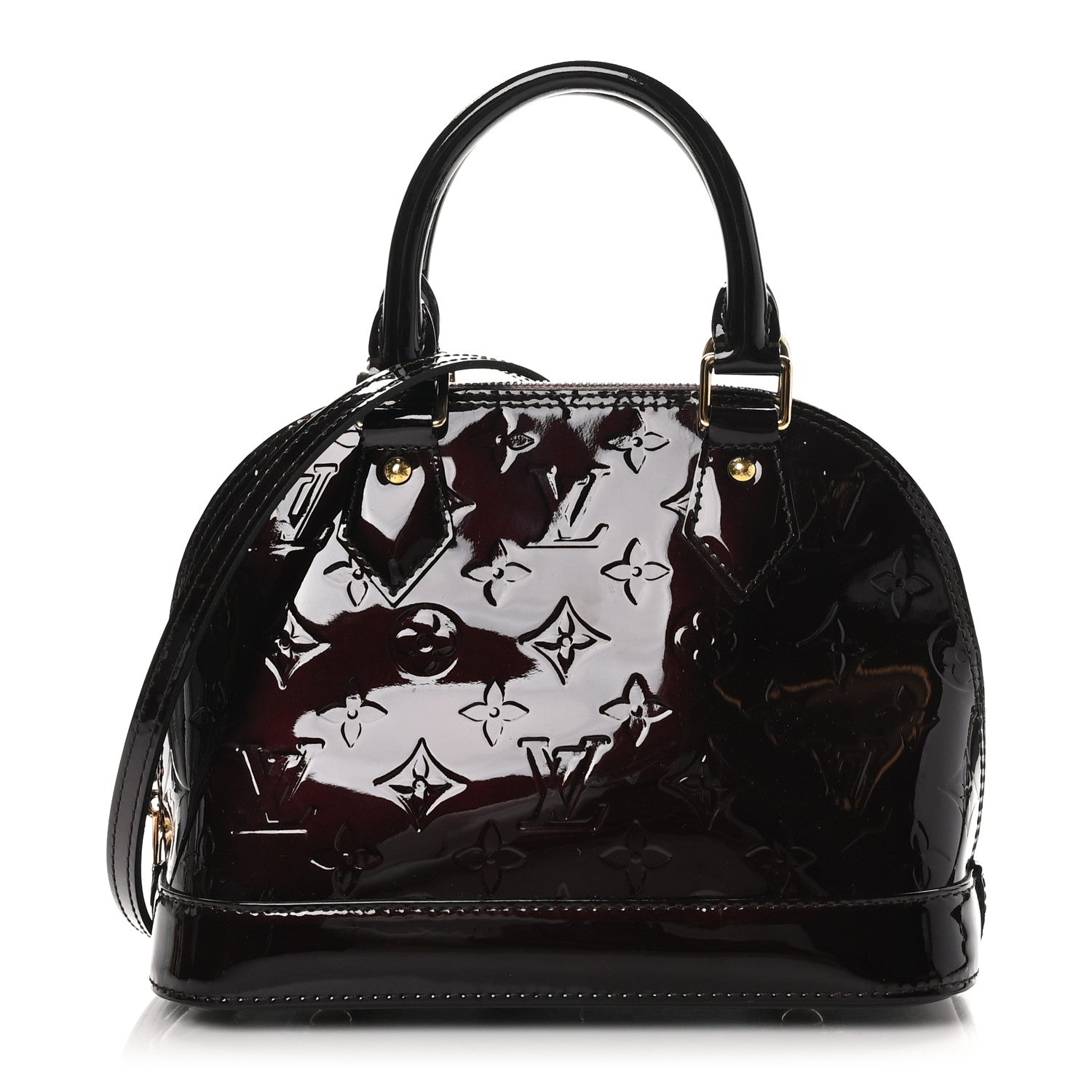 Louis Vuitton Vernis Alma BB Amarante 1 of 9