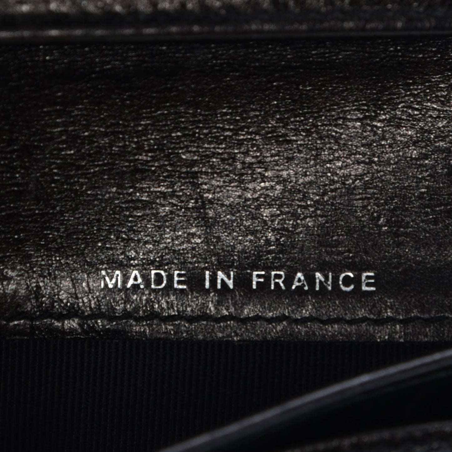 Glazed Calfskin Quilted Reissue Long Flap Wallet Black