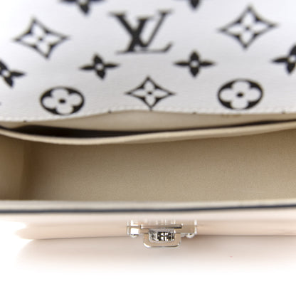 Louis Vuitton Patent Calfskin Monogram Cherrywood BB Creme 5 of 8