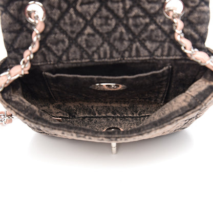 Chanel Washed Denim Quilted Small Denimpression Flap Rose Clair 4 of 10