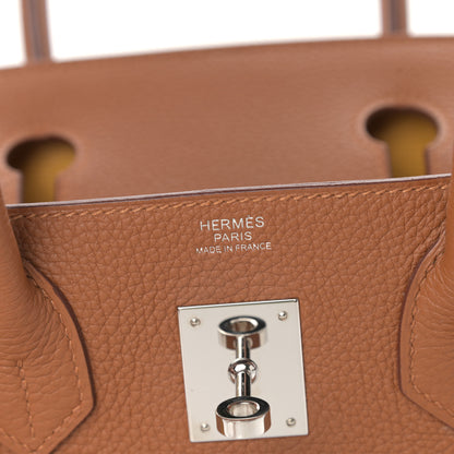 Hermes Togo Swift Officier Birkin 30 Gold Ambre 6 of 12