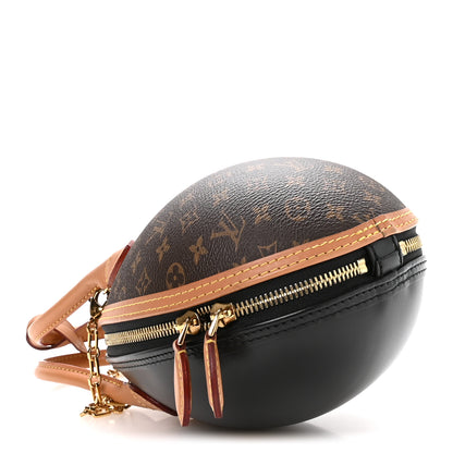 Louis Vuitton Monogram Egg Bag Black 4 of 10