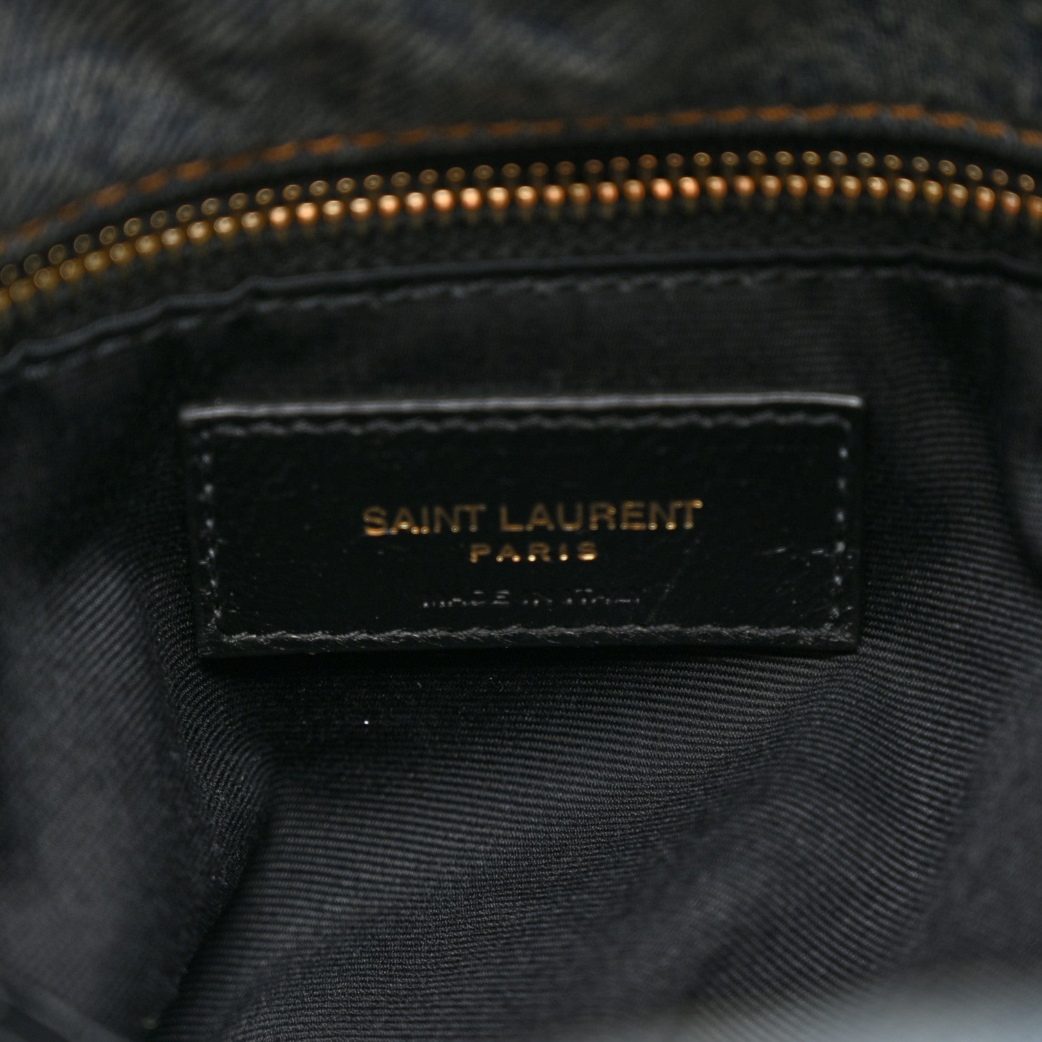 Saint Laurent Denim Quilted Medium Loulou Puffer Monogram Chain Satchel Blue Cinnamon 5 of 9