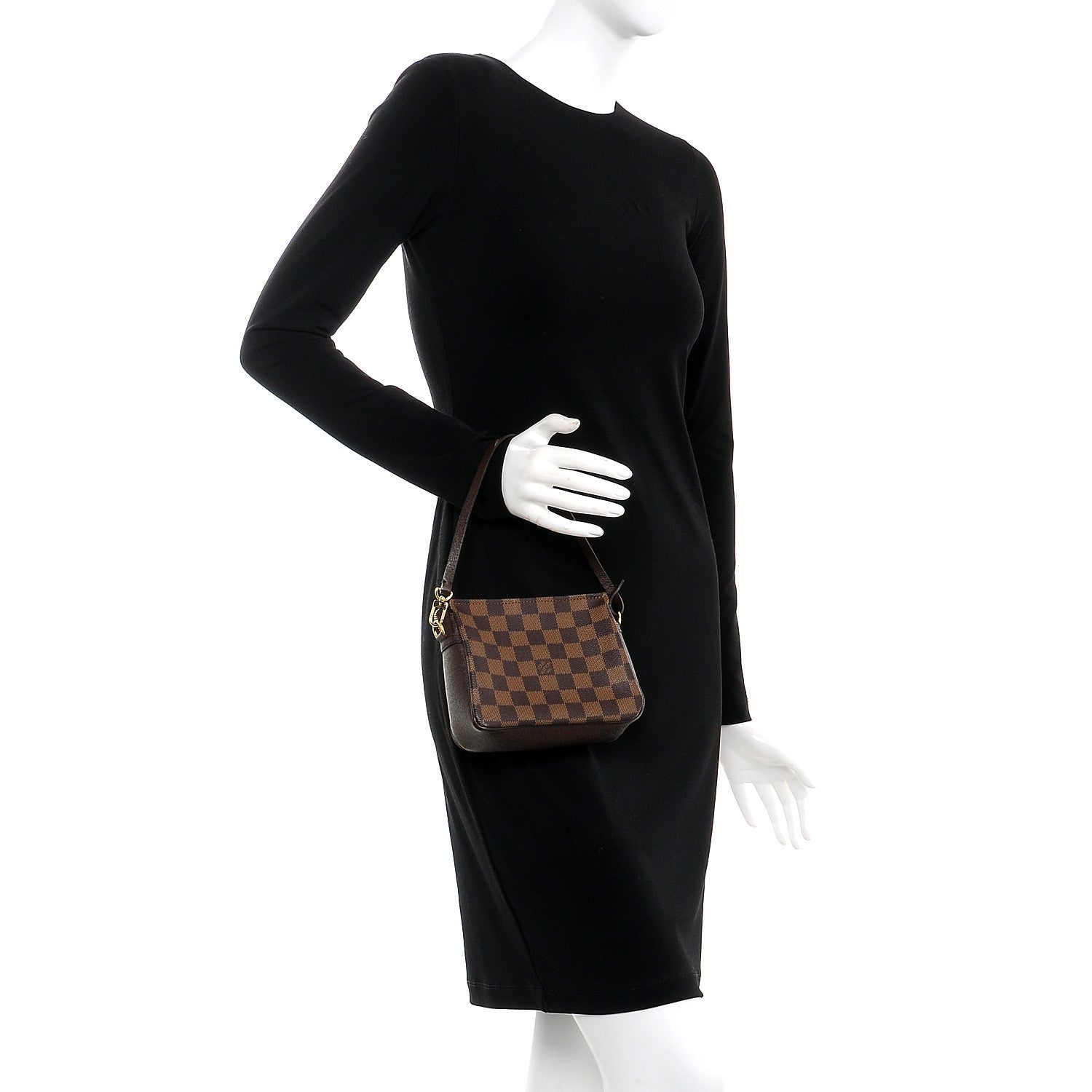 Louis Vuitton Damier Ebene Trousse Make Up Bag Pochette 2 of 10