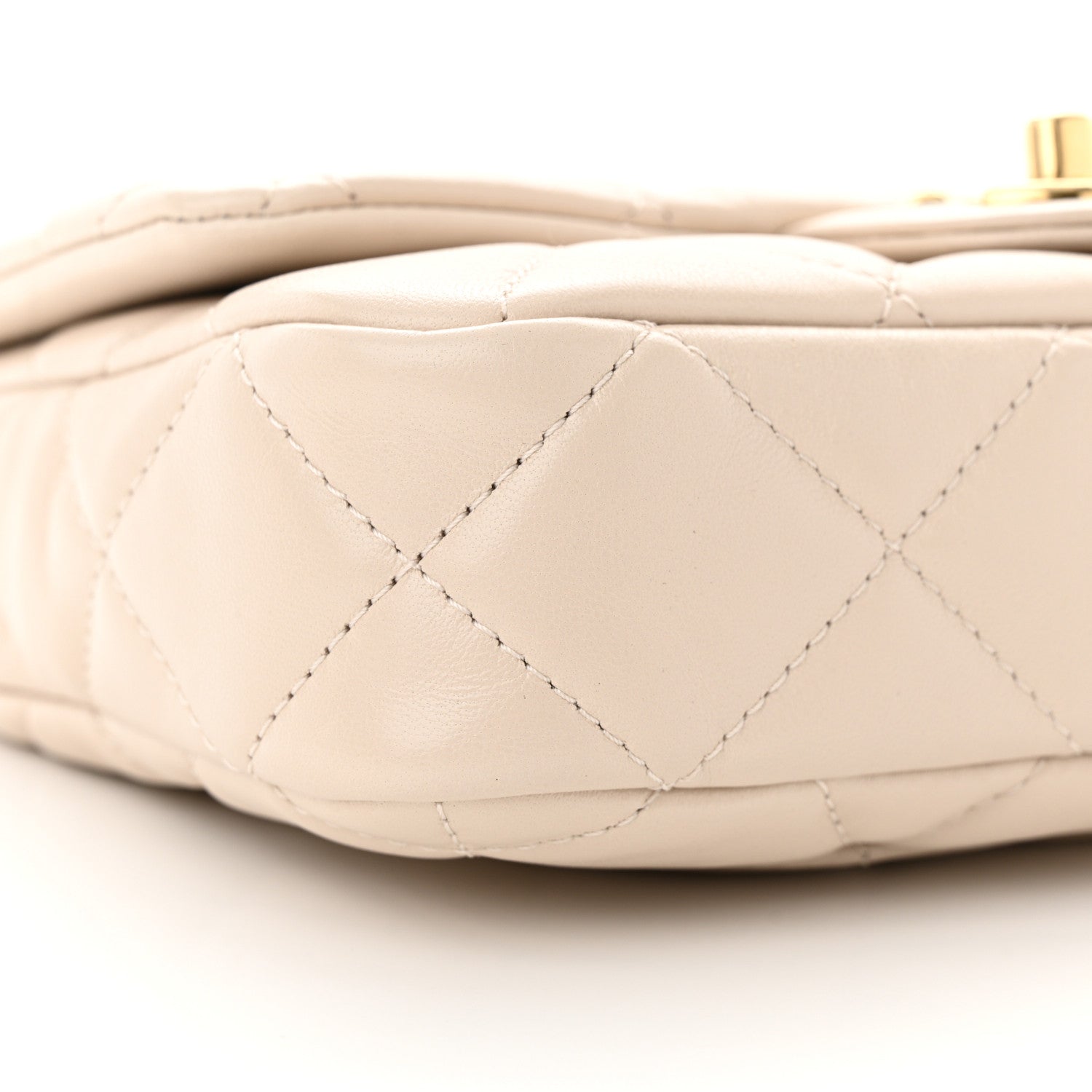 Chanel Lambskin Quilted Small CC Funky Town Flap Beige 9 of 11