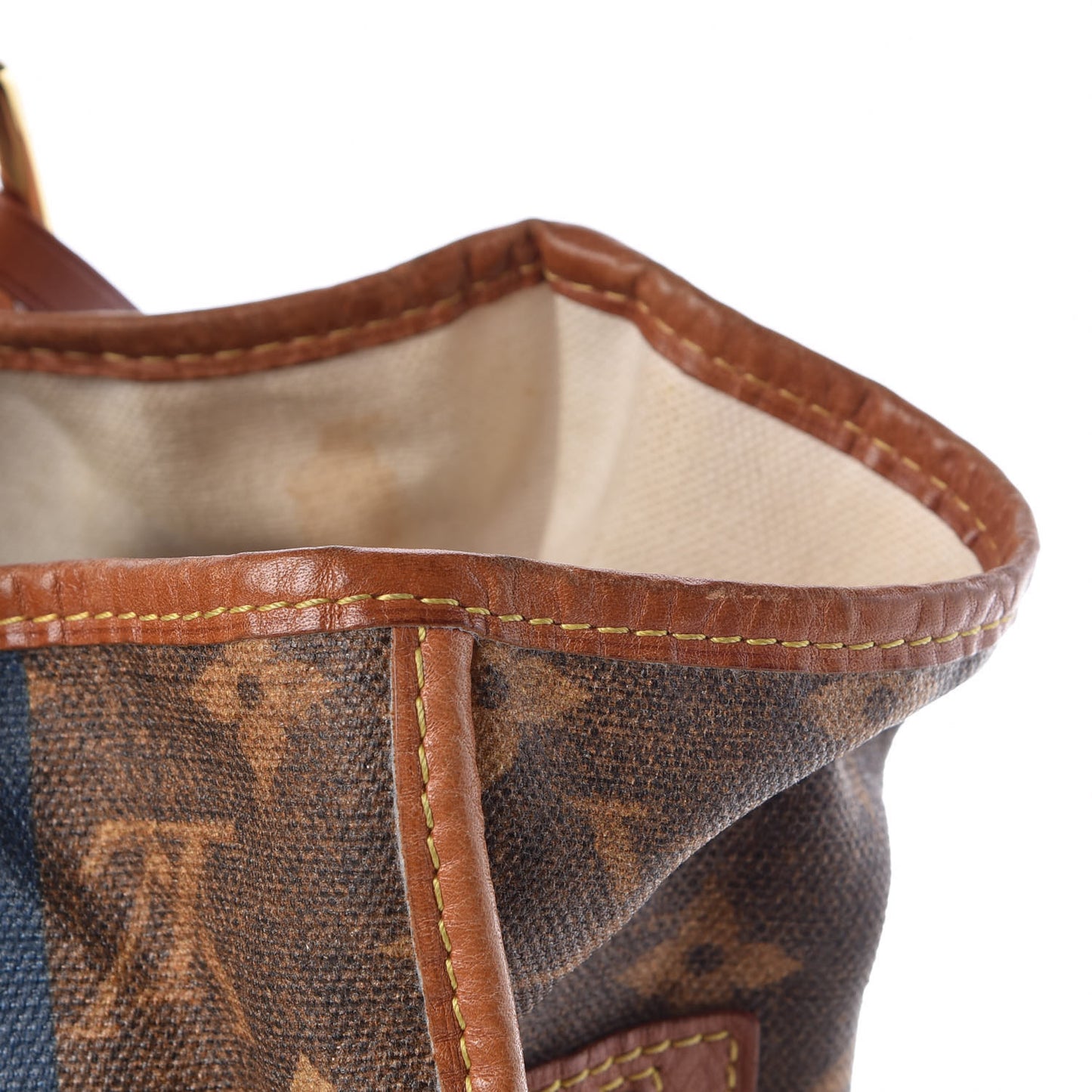 Monogram Rayures Tisse Sac GM Blue