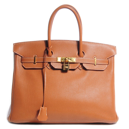 Hermes Togo Birkin 35 Gold 1 of 31