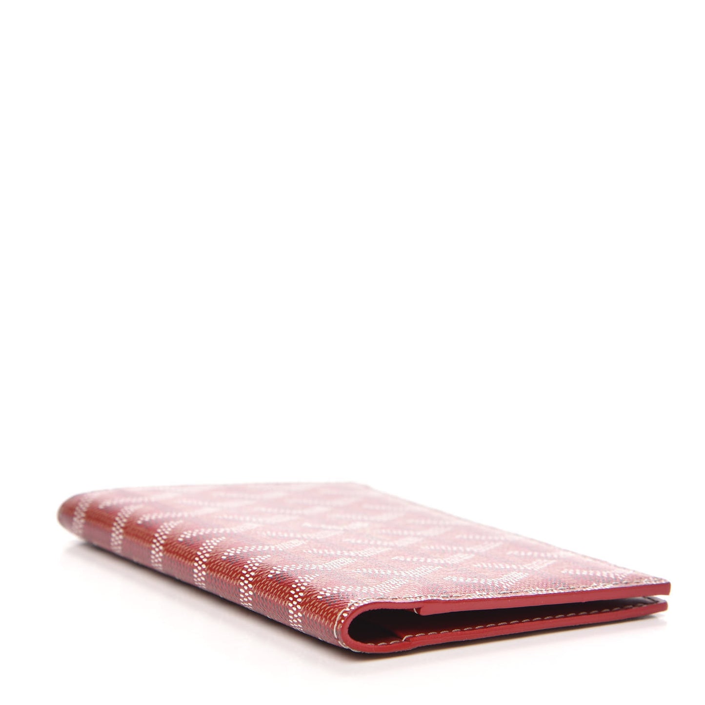 Goyardine Passport Wallet Red