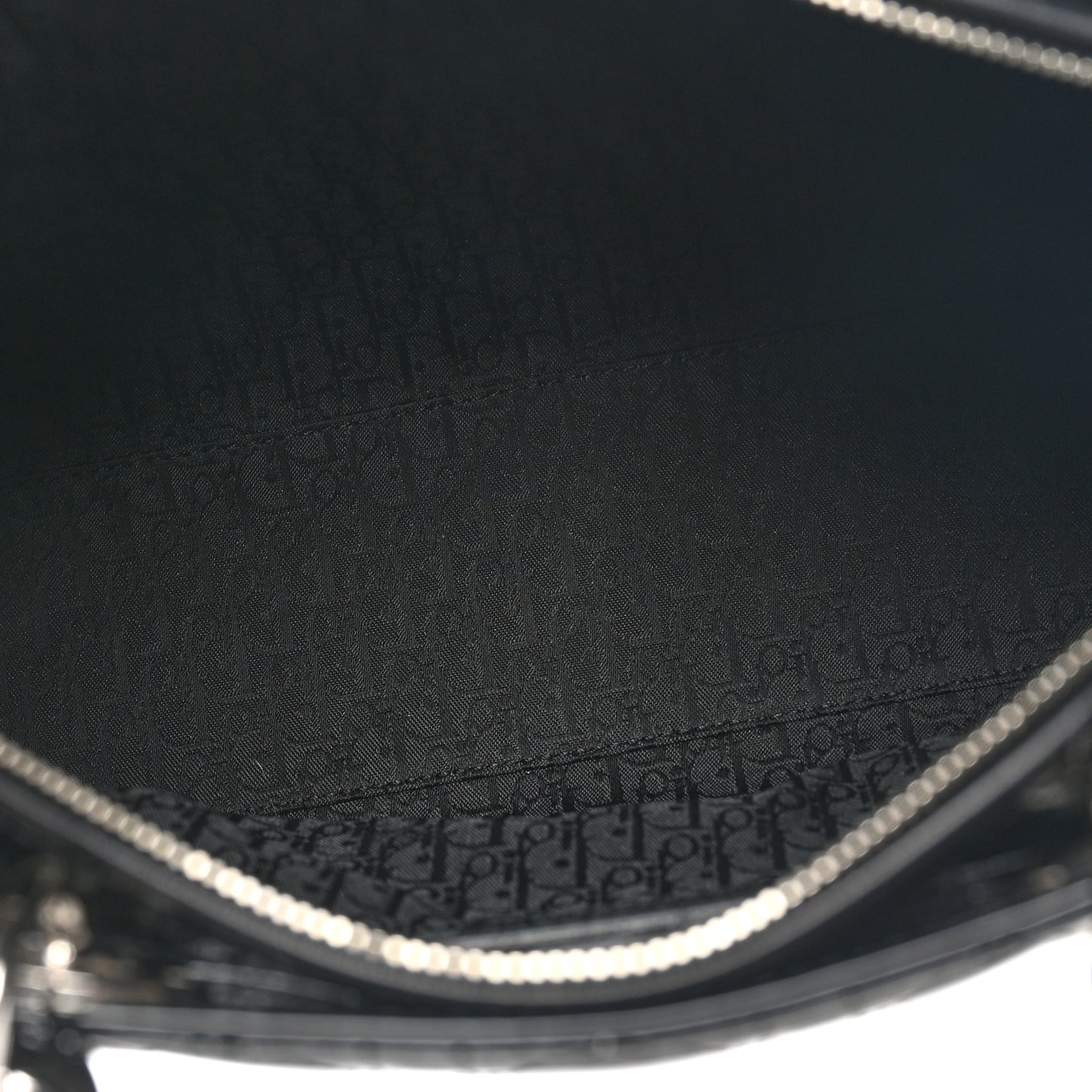 Patent Cannage Large Lady Dior Black