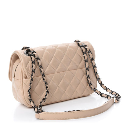 Chanel Aged Calfskin Quilted Small Easy Flap Beige 4 of 15