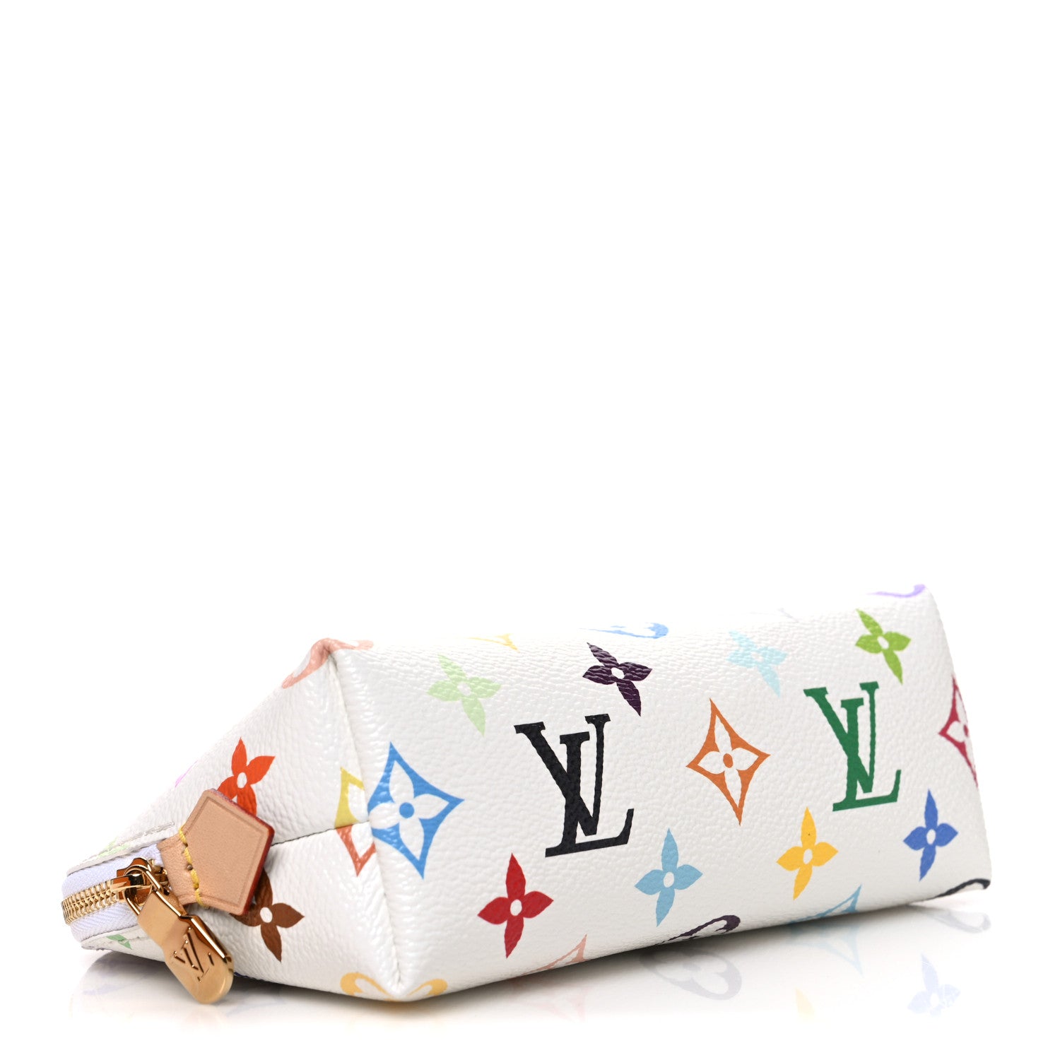Louis Vuitton LV x TM Monogram Multicolor Cosmetic Pouch PM White 4 of 7