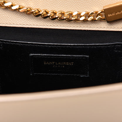 Saint Laurent Grain De Poudre Medium Classic Monogram Kate Satchel Marble Pink 8 of 11