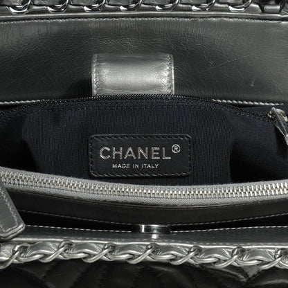 Chanel Calfskin Small Chain Me Tote Light Silver 6 of 7