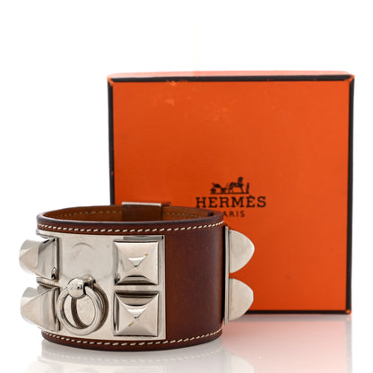 Hermes Barenia Collier De Chien CDC Bracelet Fauve 6 of 6