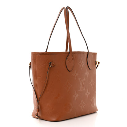Louis Vuitton Empreinte Monogram Giant Neverfull MM Cognac 4 of 10