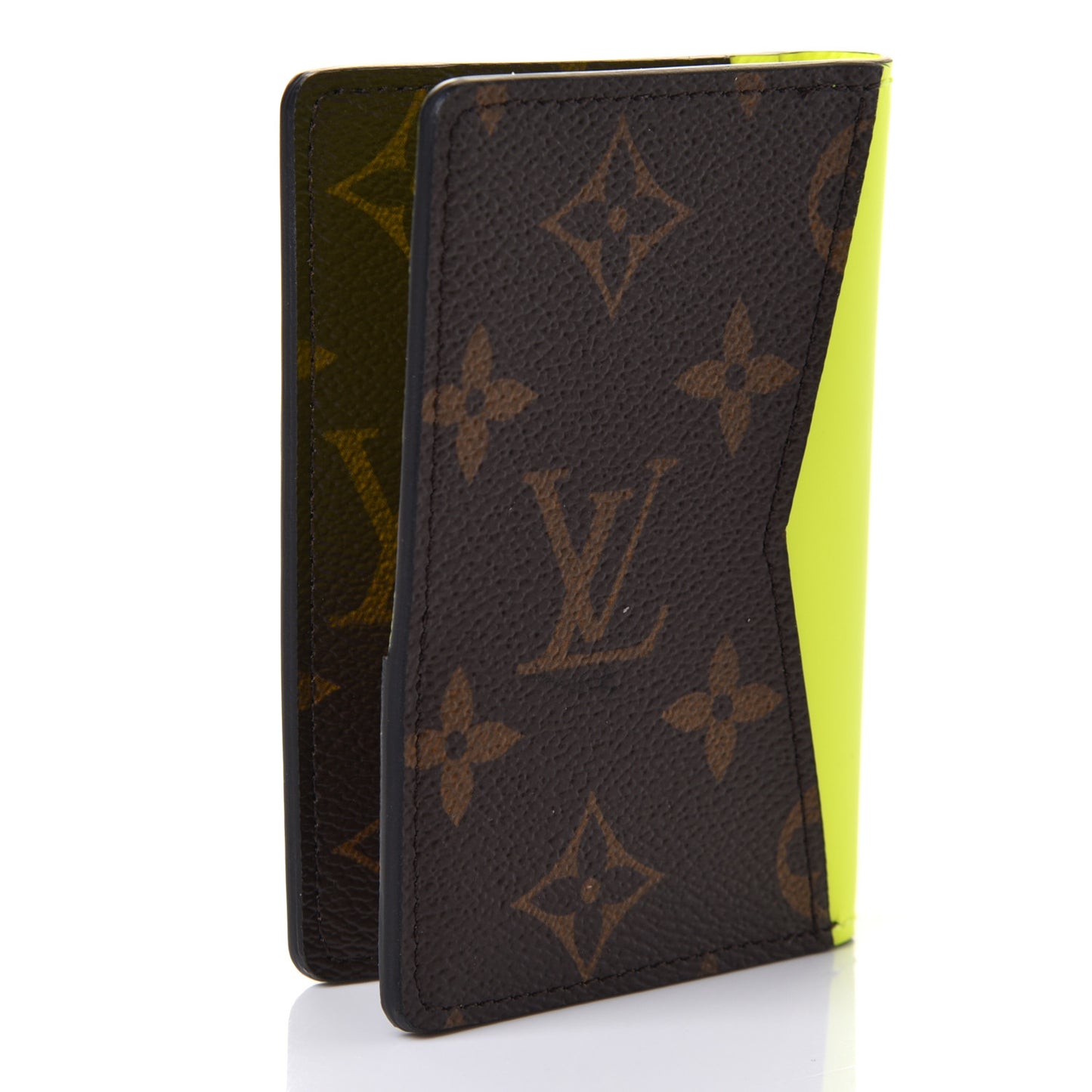 Monogram Pocket Organizer NM Yellow