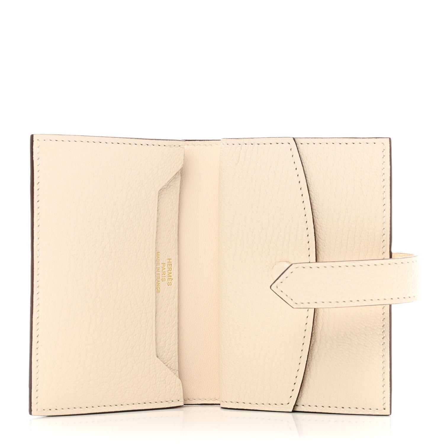 Hermes Chevre Mysore Mini Bearn Wallet Nata 5 of 8