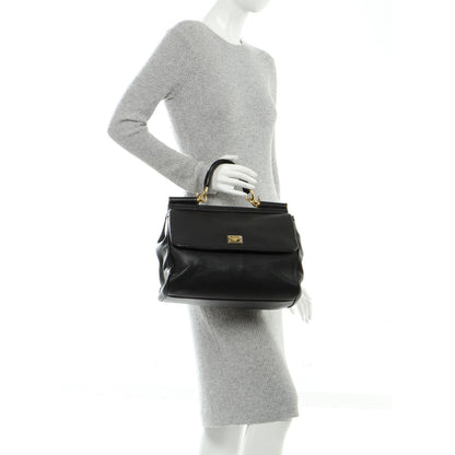 Dolce & Gabbana Dauphine Large Miss Sicily Satchel Black 2 of 9