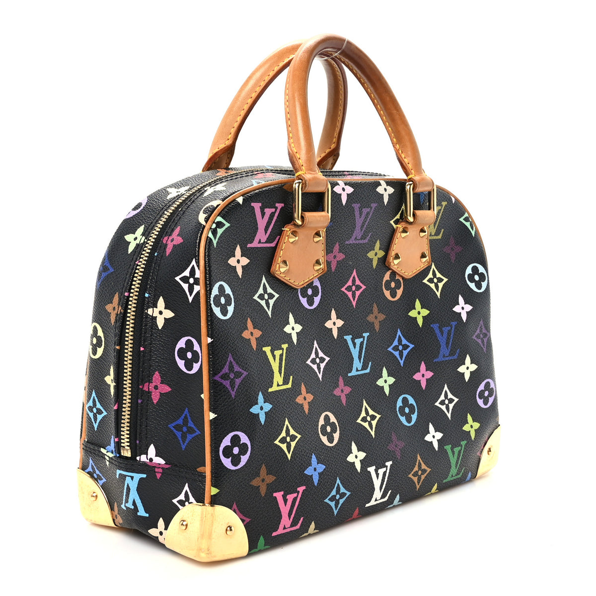 Louis Vuitton Monogram Multicolor Trouville Black 2 of 8