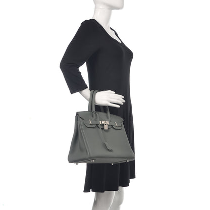 Hermes Togo Birkin 30 Vert Amande 2 of 11