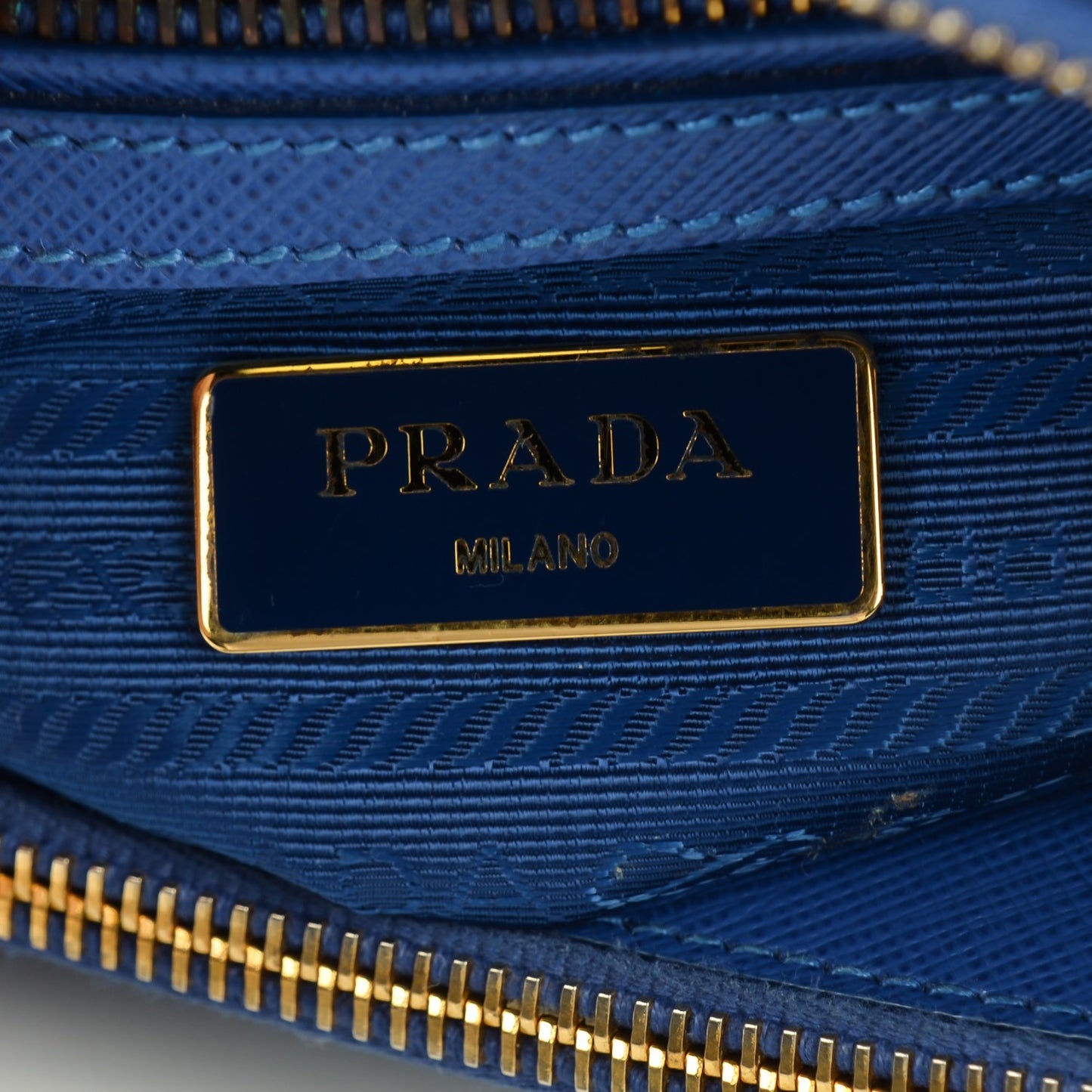 Saffiano Mini Galleria Double Zip Tote Bleuette